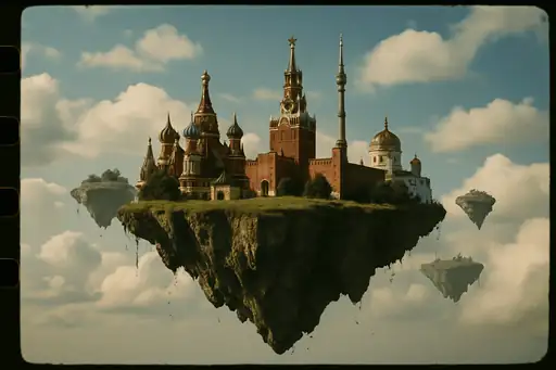 35mm 胶片风格飞岛