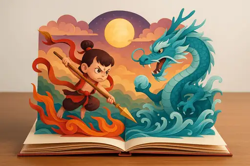 折叠式纸雕立体绘本